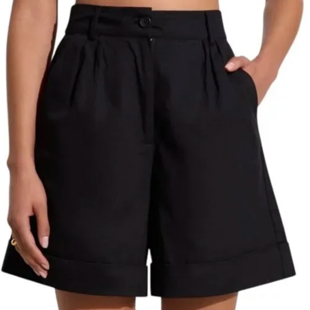 Faithfull the Brand Campania Short in Black - 4